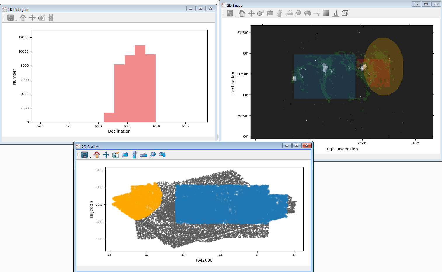 An example of selection propagation in data linking